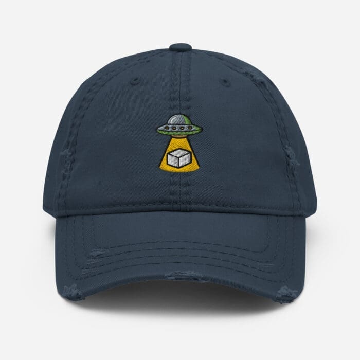 UFO Tofu - Distressed Dad Hat