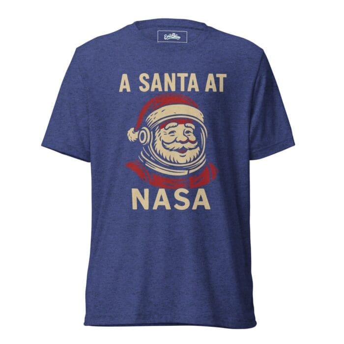 A Santa at NASA - Short Sleeve T-Shirt
